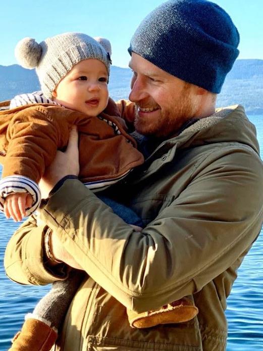 Prince Harry and baby Archie in Canada. Picture: Instagram
