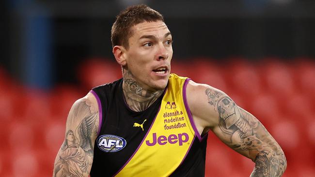 AFL Round 18. Richmond v Brisbane at Metricon stadium, Gold Coast . 16/07/2021.  Richmonds Matthew Parker  during the 2nd qtr.     .  Pic: Michael Klein