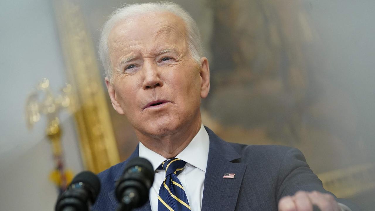 US President Joe Biden called on Russia and China to enter nuclear arms control talks. Picture: Mangel Ngan/AFP