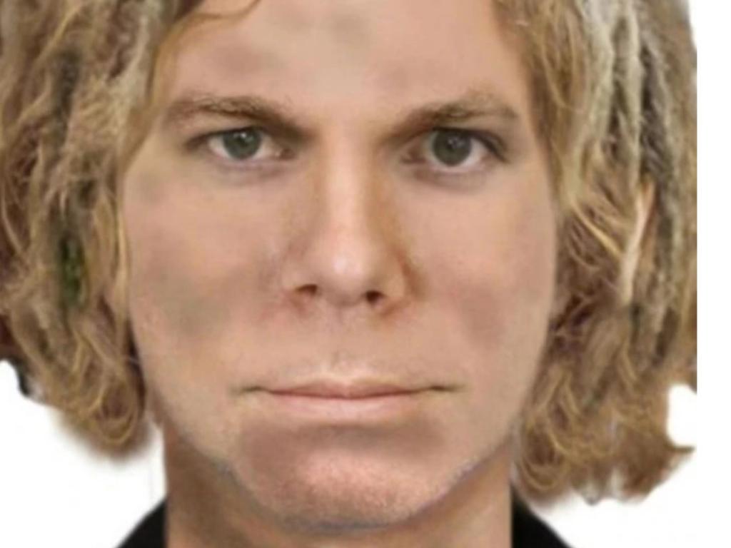 A computer-generated image of the man police want to speak to in relation to the Blackburn incident. Picture: Victoria Police