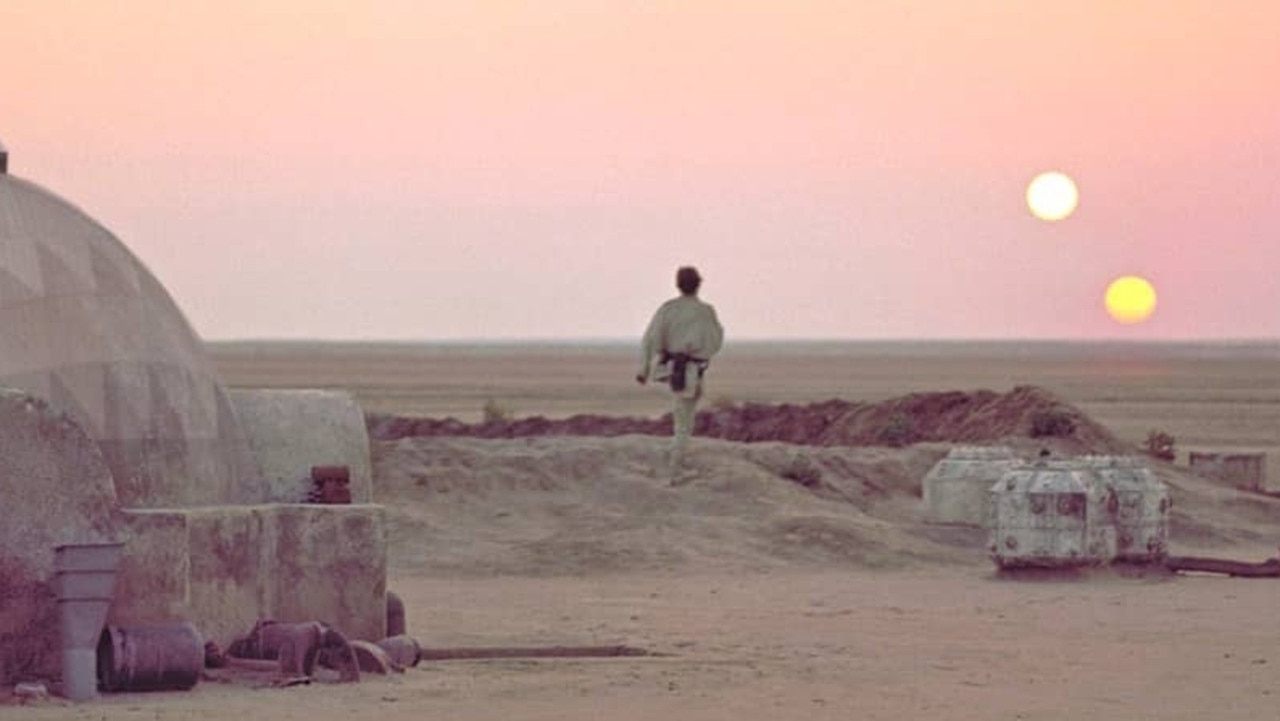 Star Wars' Tatooine is a sparsely inhabited circumbinary desert planet located in the galaxy’s Outer Rim Territories. Picture: Instagram