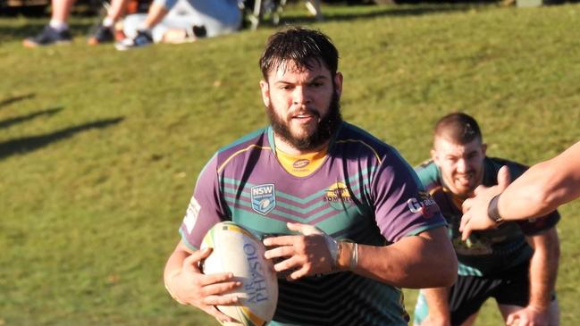 Prop Josh Beech scored an unlikely try on the edge. Photo: supplied.