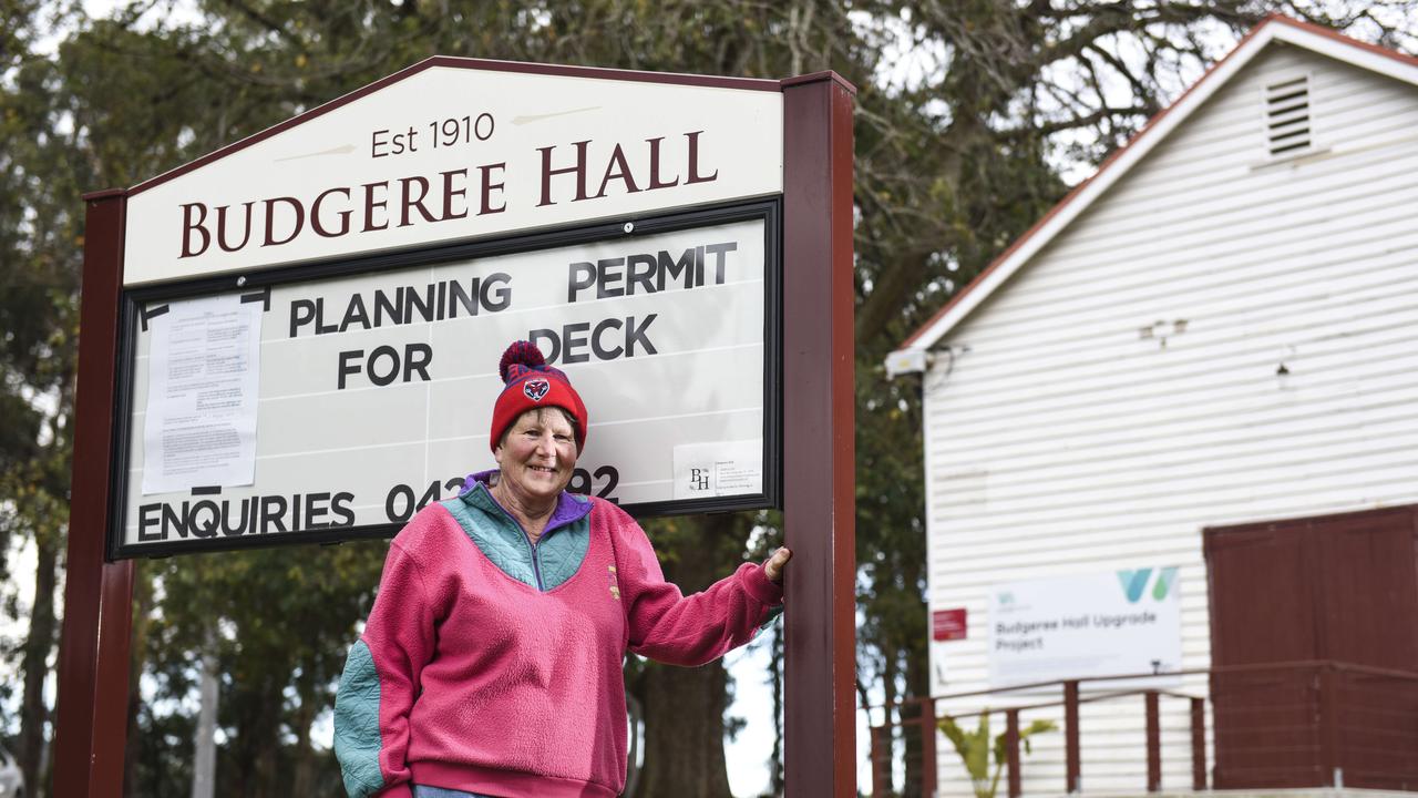 Dedication finalist Jean Beamish is the president of the Budgeree Hall committee and is the glue that keeps her small Gippsland community together. Picture: Dannika Bonser.