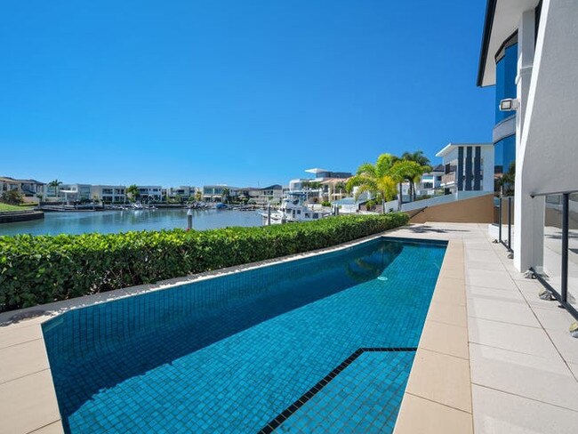 53 Royal Albert Crescent, Sovereign Islands, is listed for auction at 11am Wednesday..,