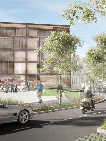 Toplace artist impressions of the 46 high rise residential towers proposed for Cherrybrook Village.