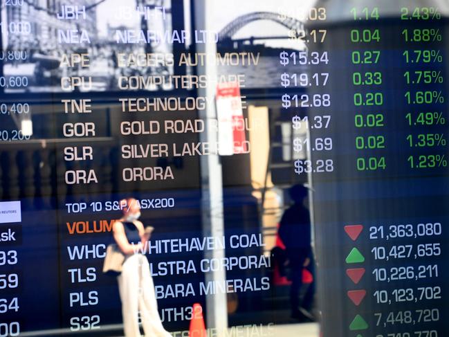 SYDNEY, AUSTRALIA - NewsWire Photos October 28, 2021: General scenes from the Australian Stock Exchange in Sydney.Picture: NCA NewsWire / Jeremy Piper