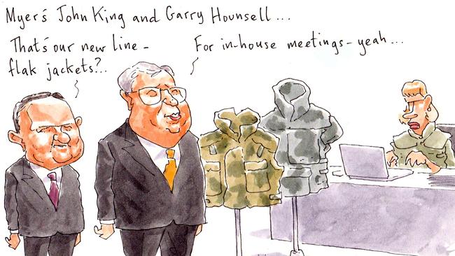 Rod Clement Margin Call caroton for 08-05-2018Version: Business Cartoon  (Original)COPYRIGHT: The Australian's artists each have different copyright agreements in place regarding re-use of their work in other publications.Please seek advice from the artists themselves or the Managing Editor of The Australian regarding re-use.