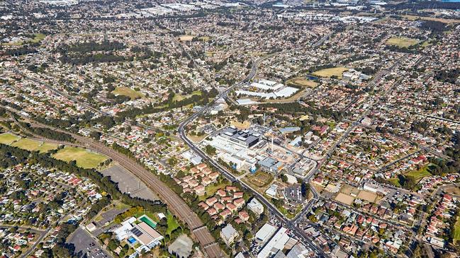 Aerial view of Blacktown. Picture: SKYview