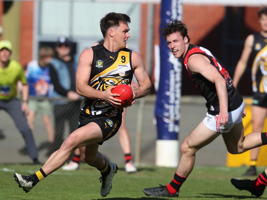 Kieran Lovell Tigers. TSL grand final Kingborough Tigers V North Launceston. Picture: Nikki Davis-Jones