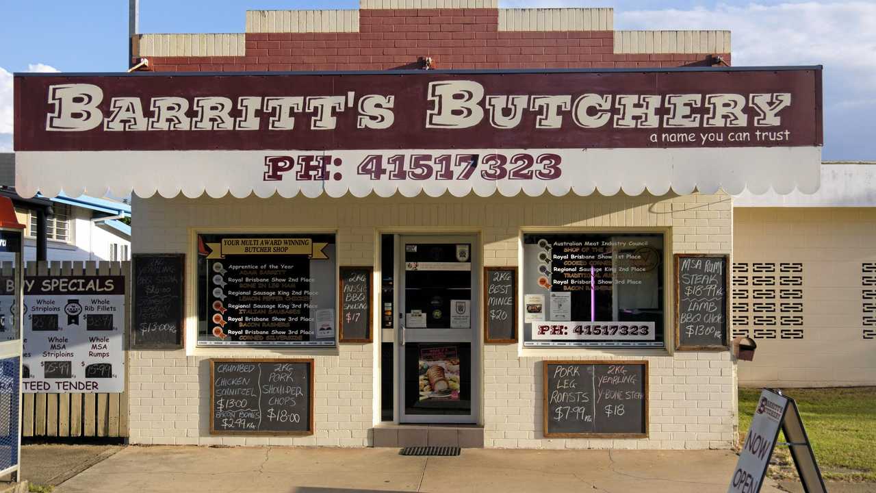 FAMILY BUSINESS: Barritt's Butchery is owned by Des Barritt, who has run the family shop for at least 13 years. Picture: TAHLIA STEHBENS