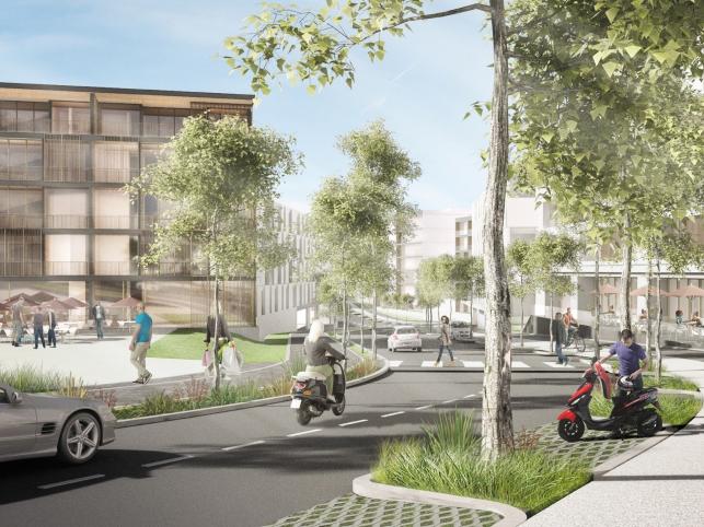 An artist’s impression of Toplace residential units proposed for Cherrybrook.