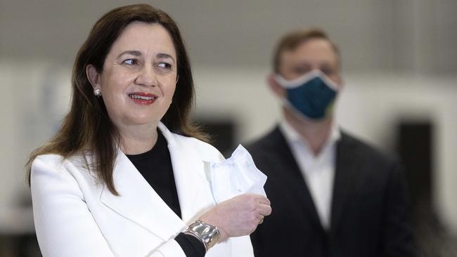 Queensland Premier Annastacia Palaszczuk began receiving the polling in May last year to help her make decisions. Picture: Sarah Marshall