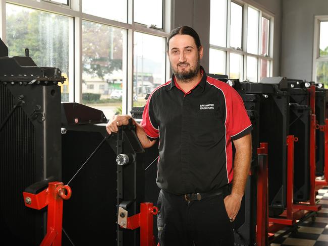 Aaron Thompson has taken the lead at family business Bayswater Radiators. Picture: Shae Beplate.