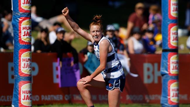 Aishling Moloney helped the Cats keep their finals hopes alive. PIcture: James Worsfold/Getty Images