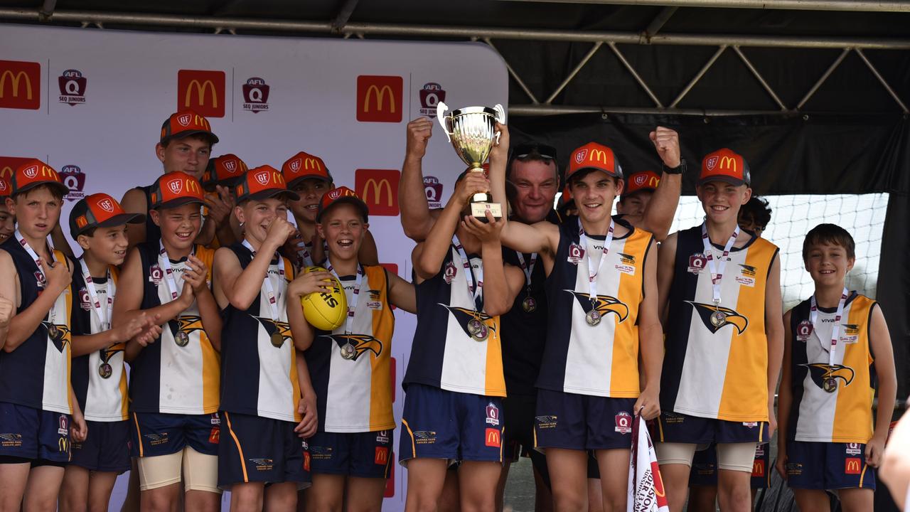 Kawana Park Eagles won the Under 13 Mixed Div 2 grand final for SEQJ Sunshine Coast. Picture: Supplied