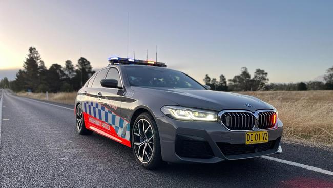 Ms Haines and the male driver, 40, were stopped for a random test by Traffic and Highway Patrol Command officers. Picture: Supplied