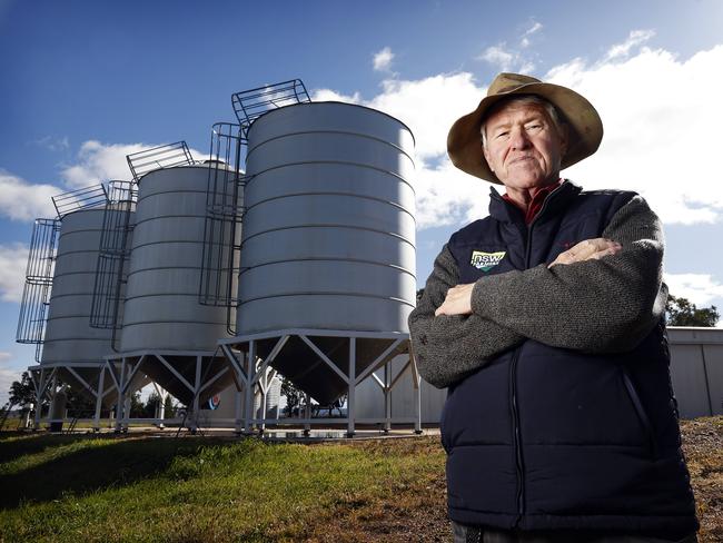 WEEKEND TELEGRAPHS SPECIAL. JUNE 9, 2022.ÃPLEASE CONTACT WEEKEND PIC EDITOR ROHAN KELLY BEFORE PUBLISHING.Pictured at his Grain Farm in Mullaley today is Xavier Martin, who is also the NSW Farmers Association Vice President and is calling for an ACCC Inquiry into Supply Chain issues in the Grain Market. Picture: Tim Hunter.