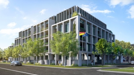 An artist's impression of the new-look German Club Tivoli in Prahran, which the club has pitched to Stonnington Council for approval.