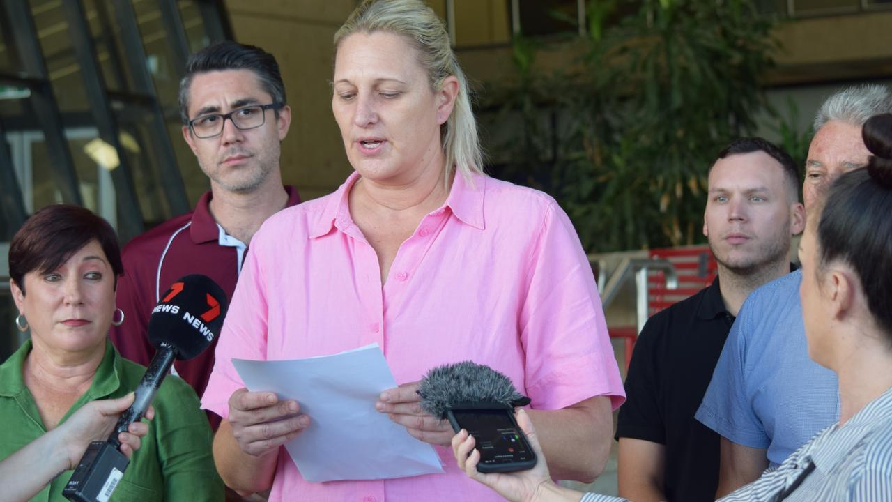 Townsville City Councillors called on Troy Thompson to resign or be suspended at the next council meeting. Photo: Daniel Shirkie.