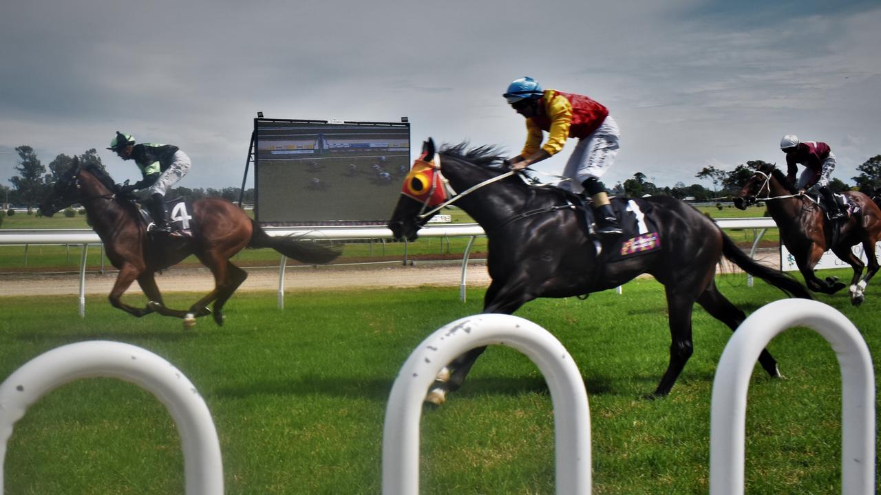 Brisbane-based jockey Ben Thompson rode a winning double for Eagle Farm trainers Steven O'Dea and Matthew Hoysted including Enrique in the Yamba Caravan Centre Maiden Handicap (1420m) at the Blues, Brews &amp; BBQs Day at Clarence River Jockey Club on Sunday, 14th March, 2021. Photo Bill North / The Daily Examiner