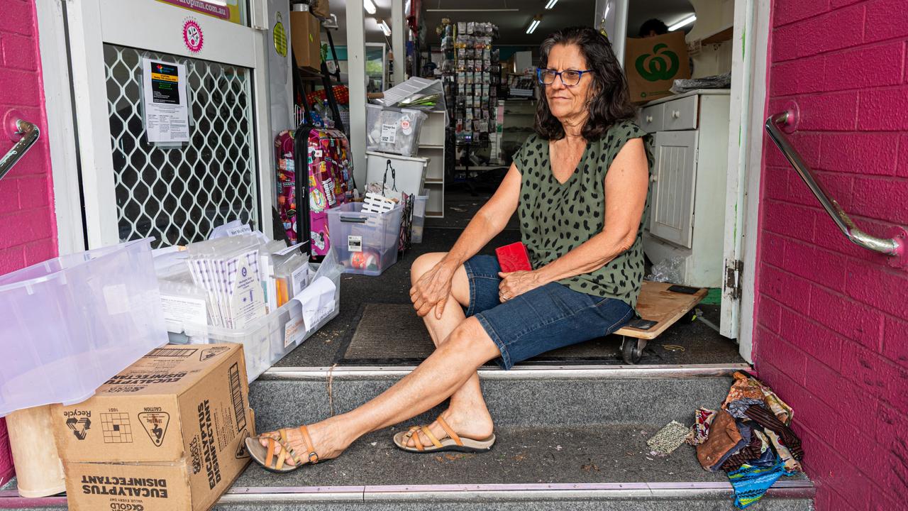 Linda Crew isn’t sure if she can face opening the store again. PHOTO: Paul Beutel
