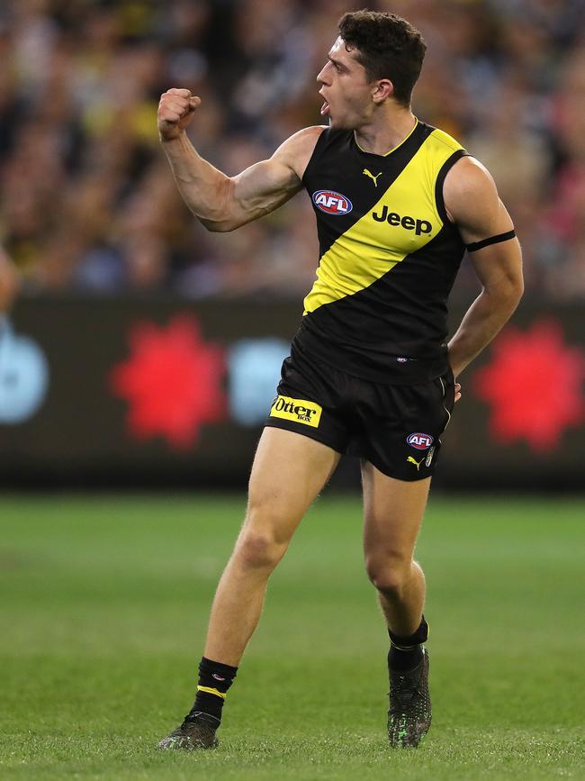 Richmond forward Jason Castagna has kicked a career-high 27 goals this year. Picture: Michael Klein.