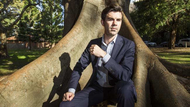 Indigenous lawyer Geoffrey Winters in Sydney yesterday. Picture: Hollie Adams