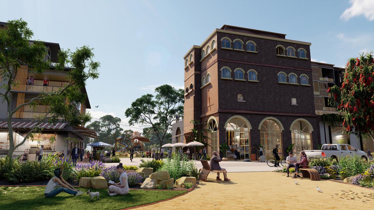 Artist impressions of the plans for the West End Brewery site at Thebarton. Picture: SA Government