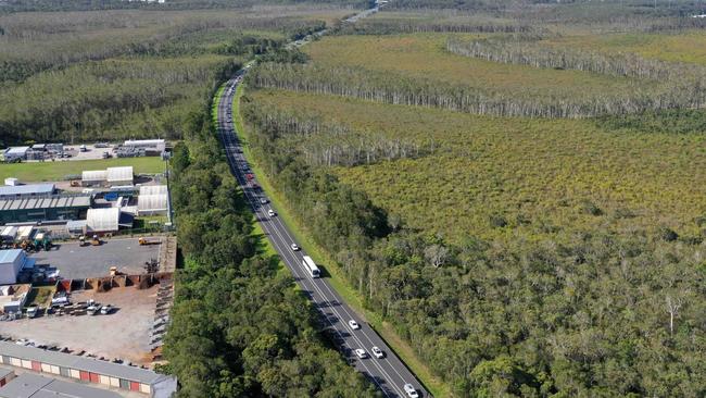 Sunshine Motorway, Coolum. Picture: Patrick Woods.