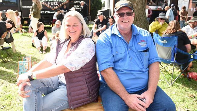 Tinamba Food and Wine Festival — Libby Byrnes and Wayne Barwick. Picture: David Smith