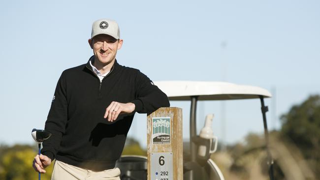 Golf Pro James McDonald at North Turramurra Golf Course.