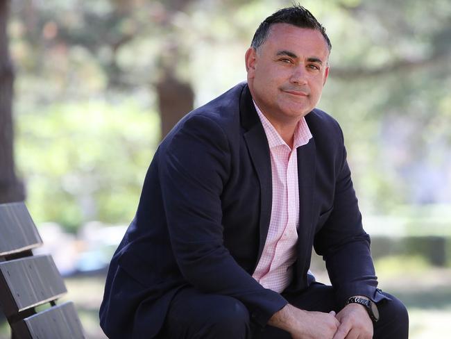 Deputy Premier John Barilaro is moving to bolster the Nationals’ rural voter base. Picture: Kym Smith