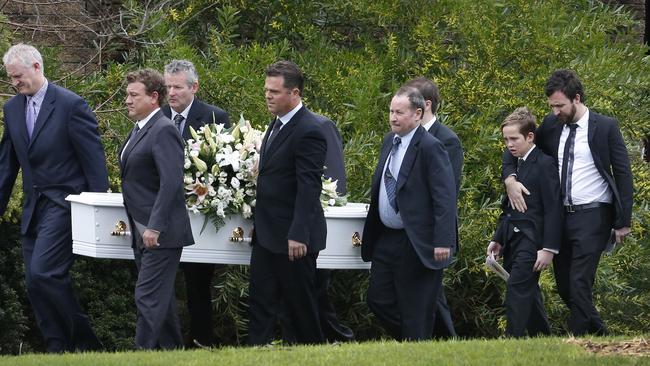 Kylie Blackwood’s funeral at St Patrick's Church in Pakenham.