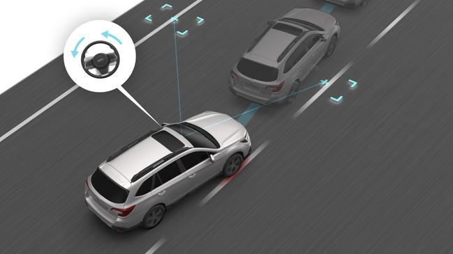 Lane keep technology can help keep drivers centred in their lane.