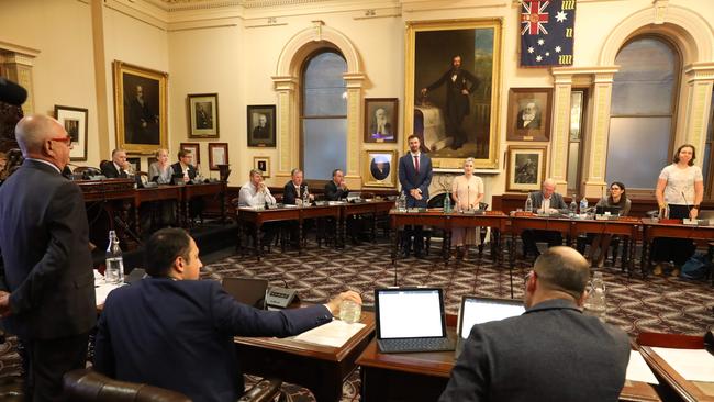 Adelaide City Council meetings have been racked with factional power plays for more than a year. Picture Dean Martin