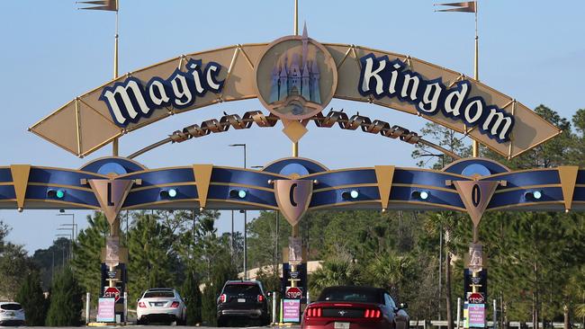 Disney World entrance in Orlando, Florida. Picture: Getty Images/AFP.