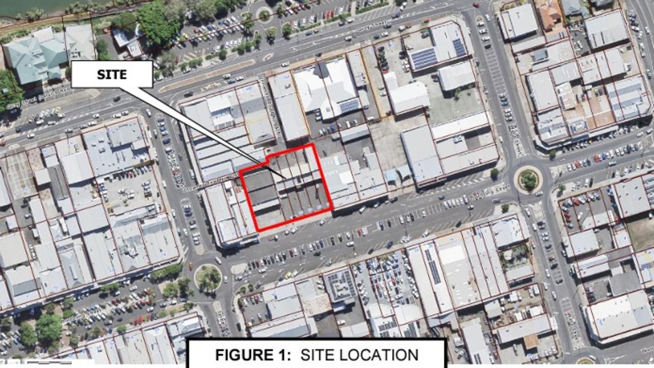 A map shows the location of the proposed new site for the Bundaberg Services Club.