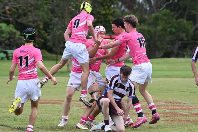 TAS First XV rugby, St Paul's School v John Paul College. Saturday May 10, 2025. Picture, John Gass