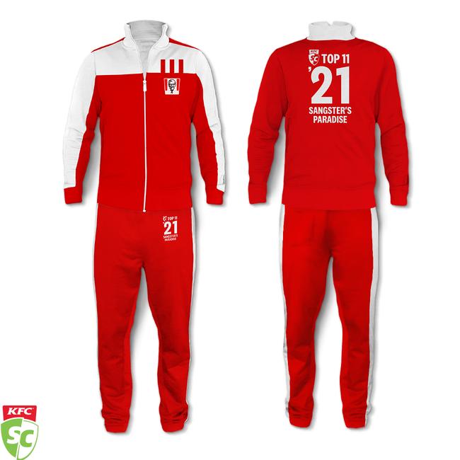 Everyone will know you're a KFC SuperCoach superstar in your limited edition personalised tracksuit.