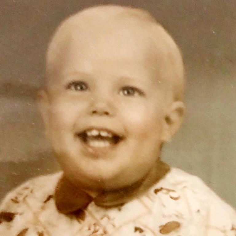 Bruce Johnston as an infant