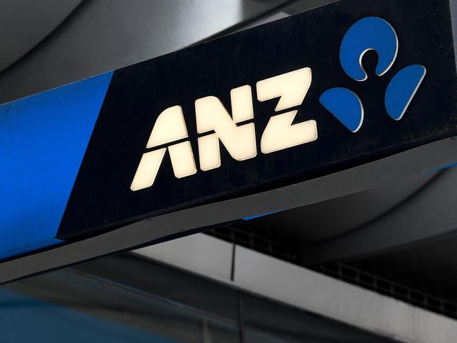 SYDNEY, AUSTRALIA - NCA NewsWire Photos AUGUST, 12, 2020: ANZ bank signage in Sydney. Picture: NCA NewsWire/Bianca De Marchi