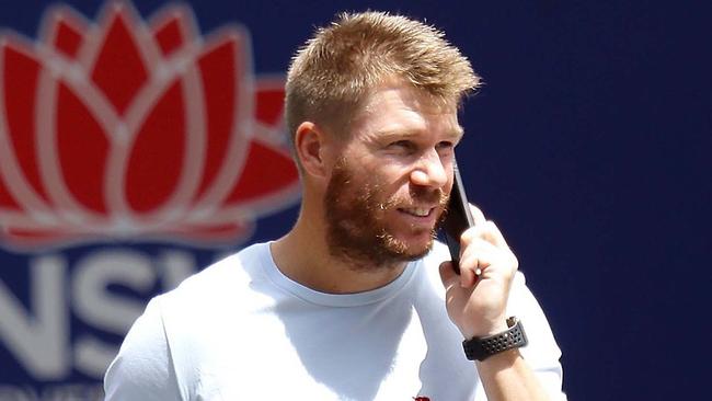 David Warner phoned teammates to apologise as part of the redemption process for his role in the ‘Sandpapergate’ ball-tampering scandal. Picture: MATRIX