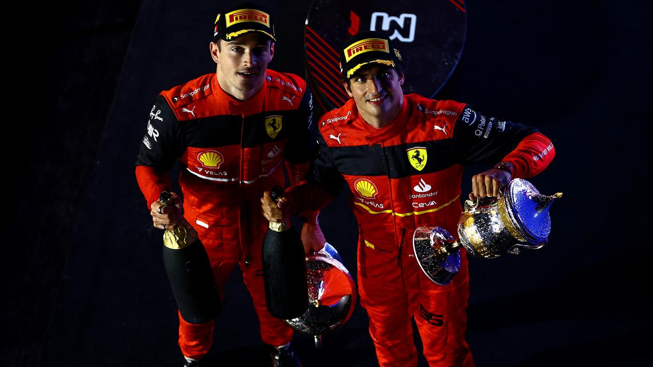 Mengapa Ferrari akan memenangkan kejuaraan konstruktor, David Croft, Charles Leclerc, Carlos Sainz, Lewis Hamilton, Mercedes, Max Verstappen, Red Bull, GP Bahrain, GP Arab Saudi
