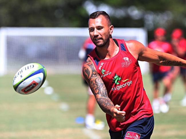 Quade Cooper returns to Ballymore. Picture: Annette Dew