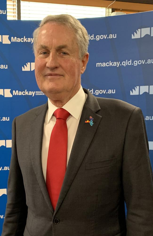 Mackay Mayor Greg Williamson backed his deputy in the vote. Picture: Duncan Evans