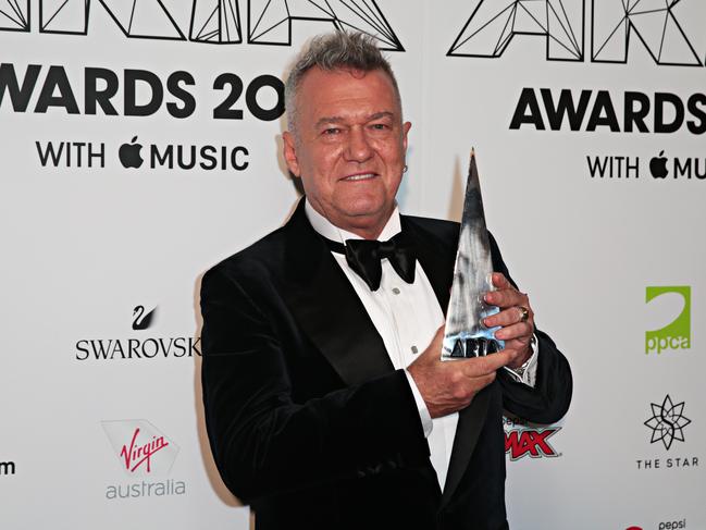 Jimmy Barnes won the best original soundtrack at the 32nd ARIA Awards in November this year. Picture: AAP/Adam Yip