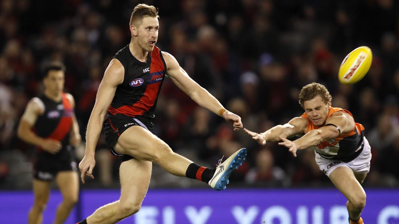 There would’ve been no debate over this Shaun McKernan goal in Round 15 under a potential rule change. (Photo by Dylan Burns/AFL Photos via Getty Images)