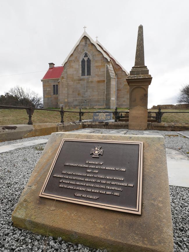 Trooper J.H. Bisdee grave at Jericho. Pictures: SAM ROSEWARNE