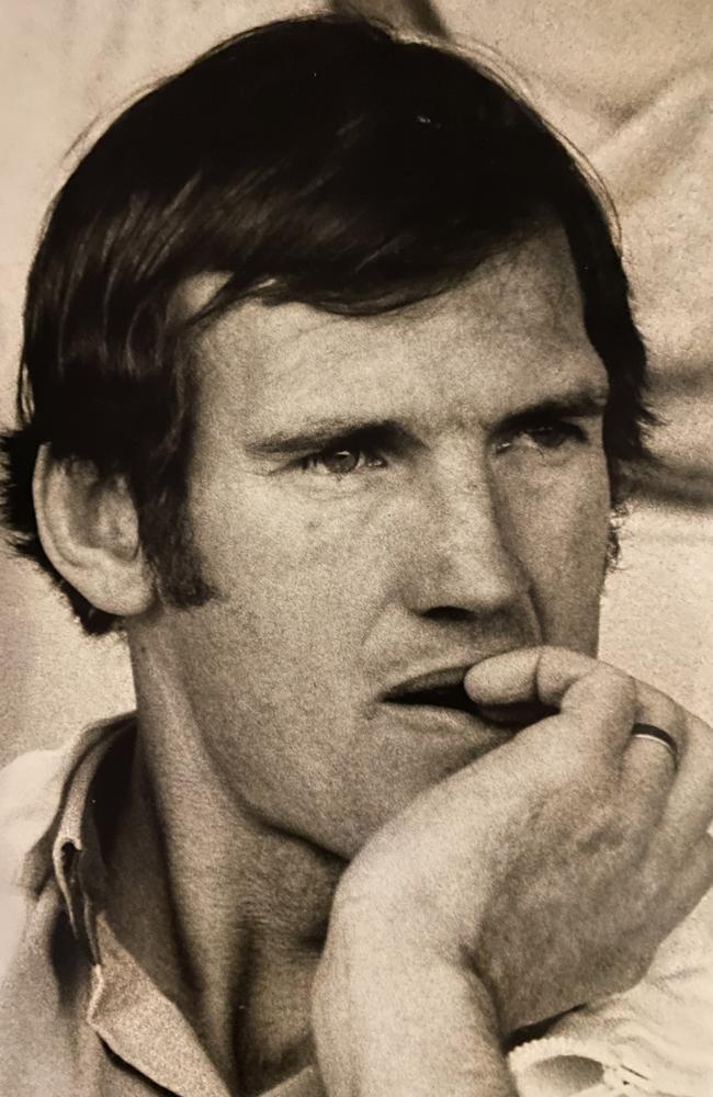 Wayne Bennett during the final moments of the devastating defeat of his Souths team by Wynnum Manly in 1984.