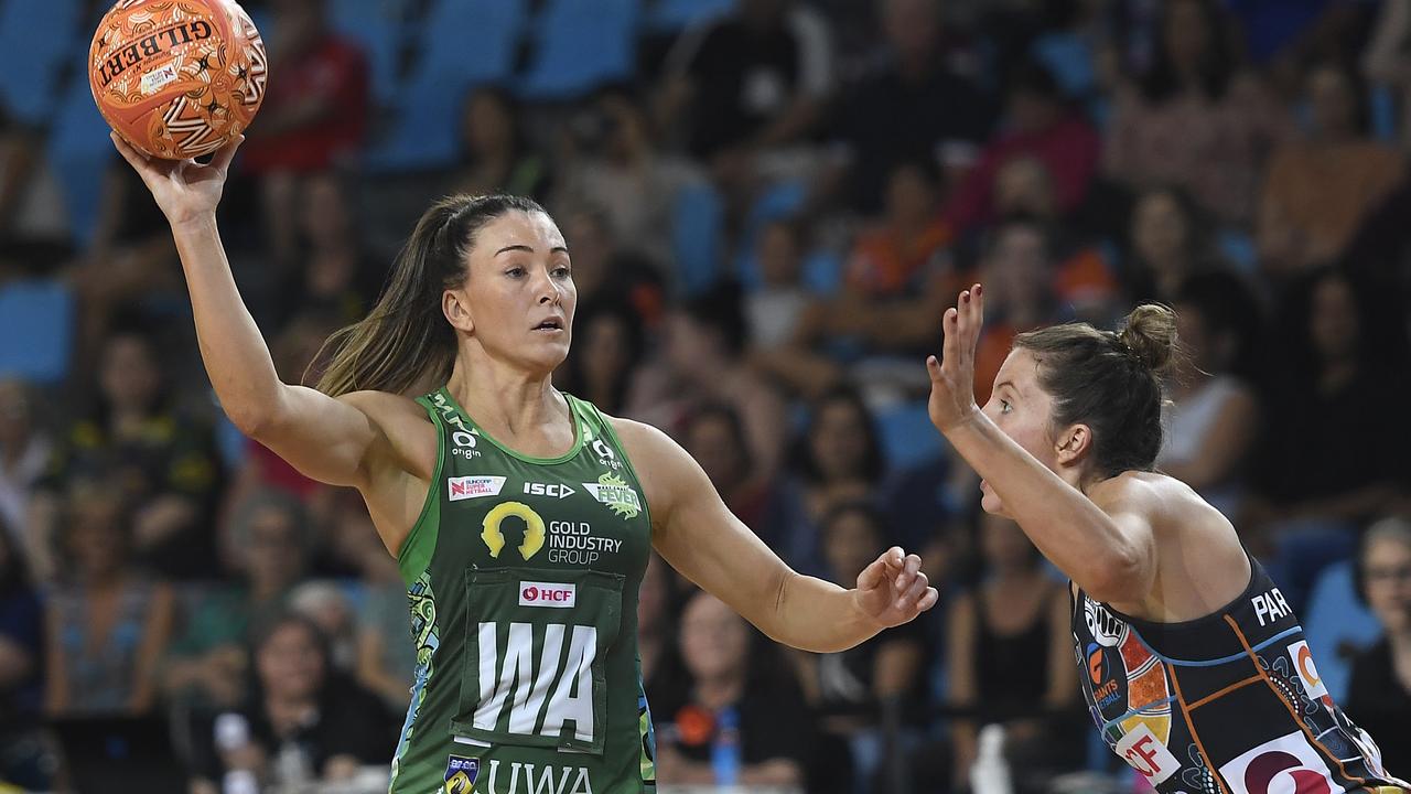 Verity Charles (with ball) has re-signed with the Fever for the next two seasons. Photo: Getty Images